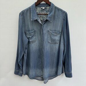 Westport 1962 jeans shirt women Size XL